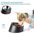 thumbnail image 4 of Cuenco para perros, 250 ml, inclinado hacia arriba, de acero inoxidable, 4 of 7