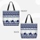 thumbnail image 2 of Disketp Sea Underwater Animals1 Bolsa Tote de Lona para Mujer, Bolso de Hombro y Cruzado con Cierre de Cremallera, 2 of 5