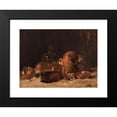 thumbnail image 2 of Félix Ziem 14x12 Black Modern Framed Museum Art Print Titled - Still Life in the Bottle and Grenades (1860-1865), 2 of 5