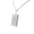 thumbnail image 2 of Stainless Steel Religious Cross Bible Book Locket, 22", 2 of 5