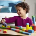 thumbnail image 3 of Bloques de construcción de madera |Juguete educativo para niños | 100 bloques de colores en diferentes formas y tamaños | Juegos de aprendizaje temprano | 3+ años kaili Sencillez, 3 of 5