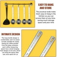 thumbnail image 4 of 4 Pieces 30 ml Stainless Steel Coffee Scoops with Long Handle, Tablespoon Long Handle Spoon for Coffee Milk Fruit Powder, Measuring Dry and Liquid Ingredients, Spice Jar, Cooking Baking, Leveler, 4 of 7