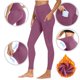 thumbnail image 2 of TaTaai Women's Fleece Lined Yoga Pants High Waisted with Pockets Solid Full Length Warm Leggings for Winter Workout Gym Fitness Lounge Non-See-Through Gift, 2 of 8