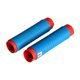 thumbnail image 3 of 2 fundas termorretráctiles para manillar de motocicleta, universales y antivibración. Azul, 3 of 9