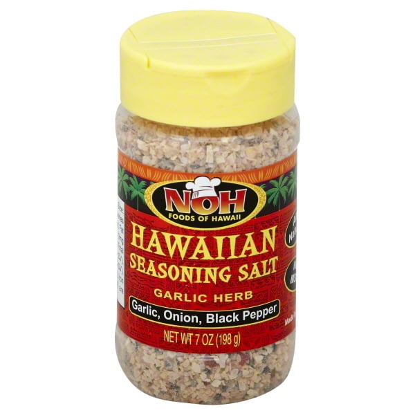 Noh Foods of Hawaii, Hawaiian Seasoning Salt, Garlic Herb, 7 oz
