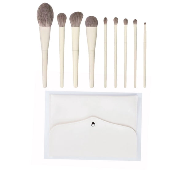 Xihbxyly Juego de Brochas de Maquillaje, Brocha de Pelo Suave para Ojos, Brocha para Polvos para Un Acabado Impecable, Brocha para Corrector para Una Cobertura Perfecta, Herramienta de Belleza Versát