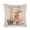 style-1, variant on Summer Pillowcases Cute Rabbit Customize Letter E Cushion Pillow Cover 16"x16" Cute Rabbit with Flowers Farmhouse Pillow Cover for Sofa Couch