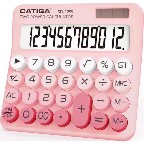 Calculadora CATIGA SD-1299 Interruptor mecánico LCD de 12 dígitos