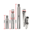 thumbnail image 5 of 3 Pieces of Angle Grinder Extension Rod 75/100/140MM M14 Thread Brush Head Extension Rod Grinder Adapter Rod,3 * Angle grinder extension rod,Silver, 5 of 6
