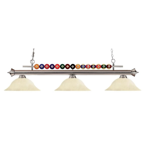-3 Light Island/Billiard in Billiard Style-16 inches Wide By 15 inches High Bailey Street Home 372-Bel-1867670