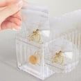 thumbnail image 6 of Organizador de joyas de acrílico Tclnyer, transparente, para anillos, pendientes y collares., 6 of 9
