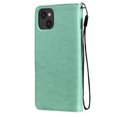 thumbnail image 6 of For iPhone 7 Plus Case, 8 Plus Case, Mantto PU Leather with Cat Patterned Embossed Cute Painted Flip Wallet Card Case, Kickstand Hand Strap Magnetic Closure Case For iPhone 7 Plus/8 Plus, Green, 6 of 9