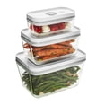 thumbnail image 1 of Recipiente de almacenamiento de alimentos ZWILLING Fresh & Save de vidrio de 3 piezas, 1 of 8