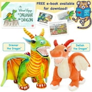 Drevnar the Dragon | 26 Inch Stuffed Animal Plush | By TigerHart Toys
