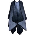 thumbnail image 3 of LinYooLi Women's Fashion Winter Oversized Blanket Poncho Cape Shawl Cardigans, 3 of 9
