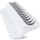 thumbnail image 1 of Nvzi 10 pairs of No Show Socks Womens - Non Slip Low Cut Ankle - Invisible Liner Socks for Casual & Formal Wear - Soft & Stretchable，Black，M（size：5-9）, 1 of 2