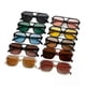 thumbnail image 4 of Square Big Frame Sunglasses For Men And Women Lightweight Frame Black Yellow Sun Glasses With Uv Protection, 4 of 4