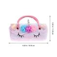 thumbnail image 2 of 1Set Soft Eyeglass Pouch Cartoon Style Plush Protective For Sunglasses And Eyeglasses School 16.00X4.4In X 2In, 2 of 8