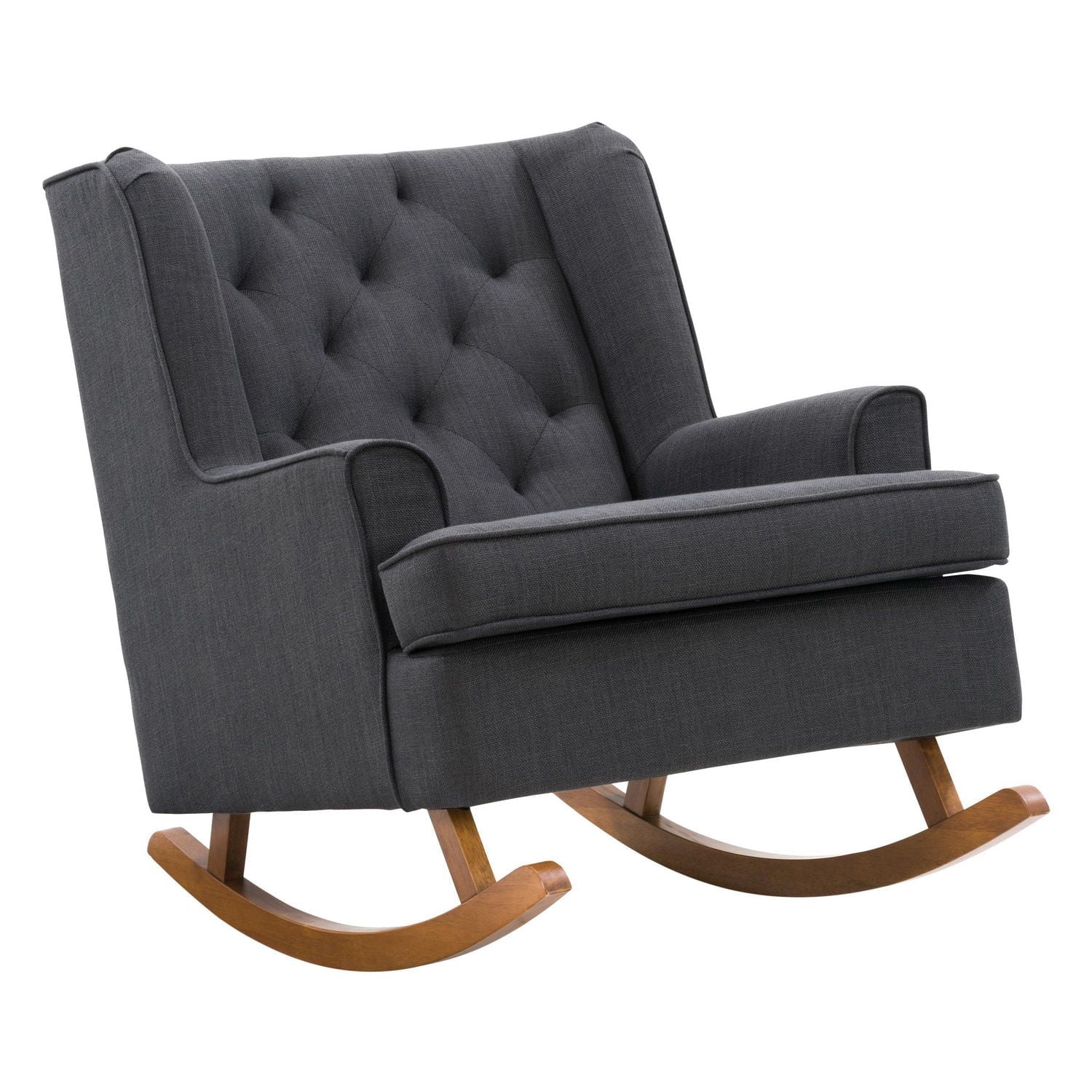 CorLiving Boston Tufted Fabric Rocking Chair - Walmart.ca