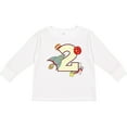 thumbnail image 3 of Inktastic 2nd Birthday Outer Space Theme Boys or Girls Long Sleeve Toddler T-Shirt, 3 of 5