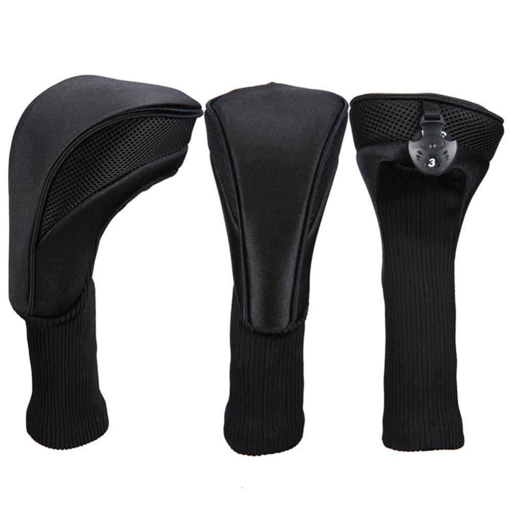 Golf Head Covers 3pcs Set, Driver Fairway Wood Headcovers, Headcovers For Golf Club