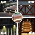 thumbnail image 2 of Mistaha Transparent Cover Solar Night Light Railing Fence Light Outdoor Garden Stair Ladder Light Step, 2 of 6