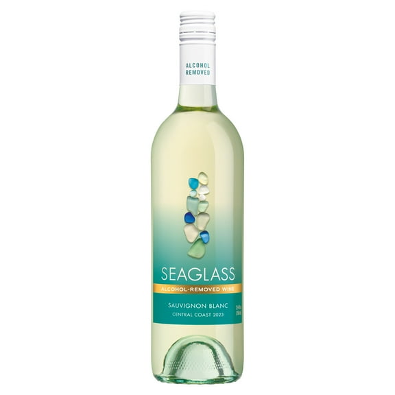 SEAGLASS Alcohol Removed Sauvignon Blanc White Wine, 750mL Wine Bottle