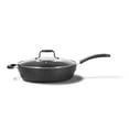 thumbnail image 1 of Starfrit The Rock 12'' (30cm) Non-Stick Jumbo Cooker Pan with Lid, Durable Forged Aluminum, Oven Safe, PFOA Free, Easy to Clean, Black, 1 of 13