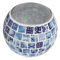 thumbnail image 3 of Tealight Candle Holder, Floral Patterns Mosaic Designs Tealight Holder  For Makeup Stand, 3 of 8