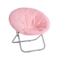 thumbnail image 1 of Urban Shop Faux Fur Saucer Chair, Light Pink, 1 of 5