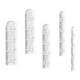 thumbnail image 2 of 5 reglas de arco de arcilla, guía de arco, reglas acrílicas con escala transparente para en arcilla, fabricación de joyas, moldeo, suministros, 2 of 8