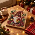thumbnail image 4 of Holiday Saving! BUTASY Christmas Diamond Art Painting Kit, DIY Pearl Painting Art Kit Craft for Holiday Christmas Wall Decor Handmade Home Decoration Gift,7.8×7.8in, 4 of 6