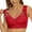 Red, variant on Wrap Bra No Underwire Push Up for Women,Lace Comfort Bras without Underwire,Beauty Back Seamless Bra Pullover,Stretch Bras Plus Size Underwear,Casual Lace Wrap Bra Pullover Bras Firm Support