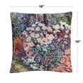 thumbnail image 2 of Flowers In The Forest' Pink Abstract By Masters Fine Art 16 X 16 Decorative Throw Pillow, 2 of 4