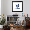 thumbnail image 4 of Art.com Cobalt Farm Animals IV Art Print by Grace Popp, Black Frame Wall Art, 38" x 38", 4 of 5