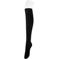 thumbnail image 5 of 2 Pairs Knee High Socks for Women Knee Socks Long Socks Striped Tube Socks High Socks Womens Athletic Socks Tall Socks Women, 5 of 8