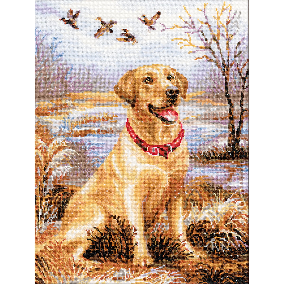 14 Count RIOLIS Counted Cross Stitch Kit 11.75/"X8.25/"-Tram Route
