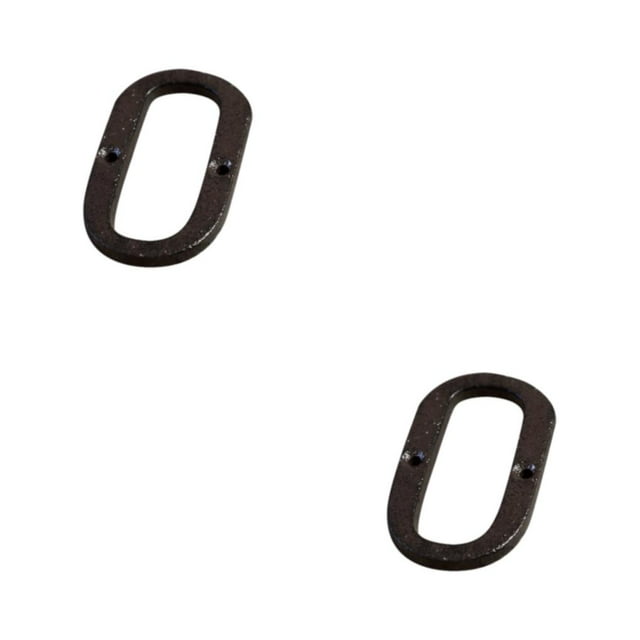 Wweixi Wide Application Metal Letters House Numbers And Stylish Choice B17--O 2Set
