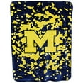 thumbnail image 2 of College Covers Everything Comfy Michigan Wolverines Soft Raschel Plush Throw Blanket, 63" x 86, 2 of 4