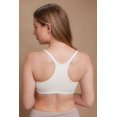 thumbnail image 2 of Cottonique Deborah Support Racerback Bra Size: 42D | Color: Natural, 2 of 5
