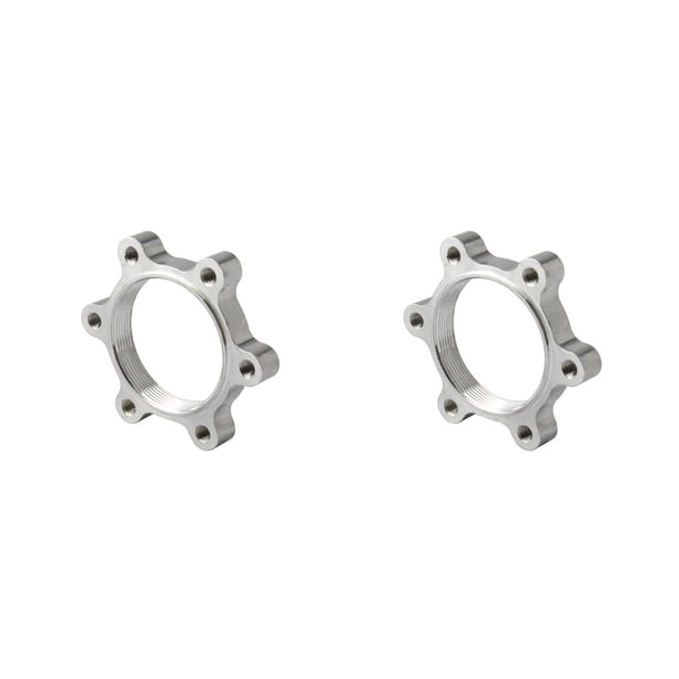 Greeniant Adaptador de Rotor de freno de disco de rueda libre de asiento de conversión de bloqueo de disco de cubo de dureza fuerte roscada 48MM 2piezas