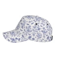 thumbnail image 5 of Naloa Original Classic Low Profile Hat Men Women Baseball Cap Dad Hat Adjustable Unconstructed Floral Butterfly Print Cap, 5 of 9