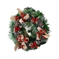 thumbnail image 1 of Injueey Guirnalda de Navidad para puerta delantera, guirnaldas colgantes para exteriores, guirnaldas artificiales rústicas, adornos colgantes Kits de decoración para fiestas, 1 of 6