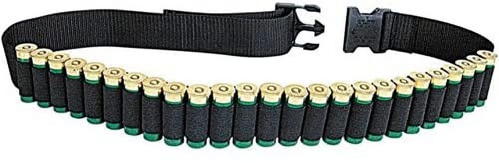 Shotgun Shell Belt For Hunting, Sporting Clays & Trap Shooting, Holds 20 Rounds Magazine Strap Adjustable Bullet Belt