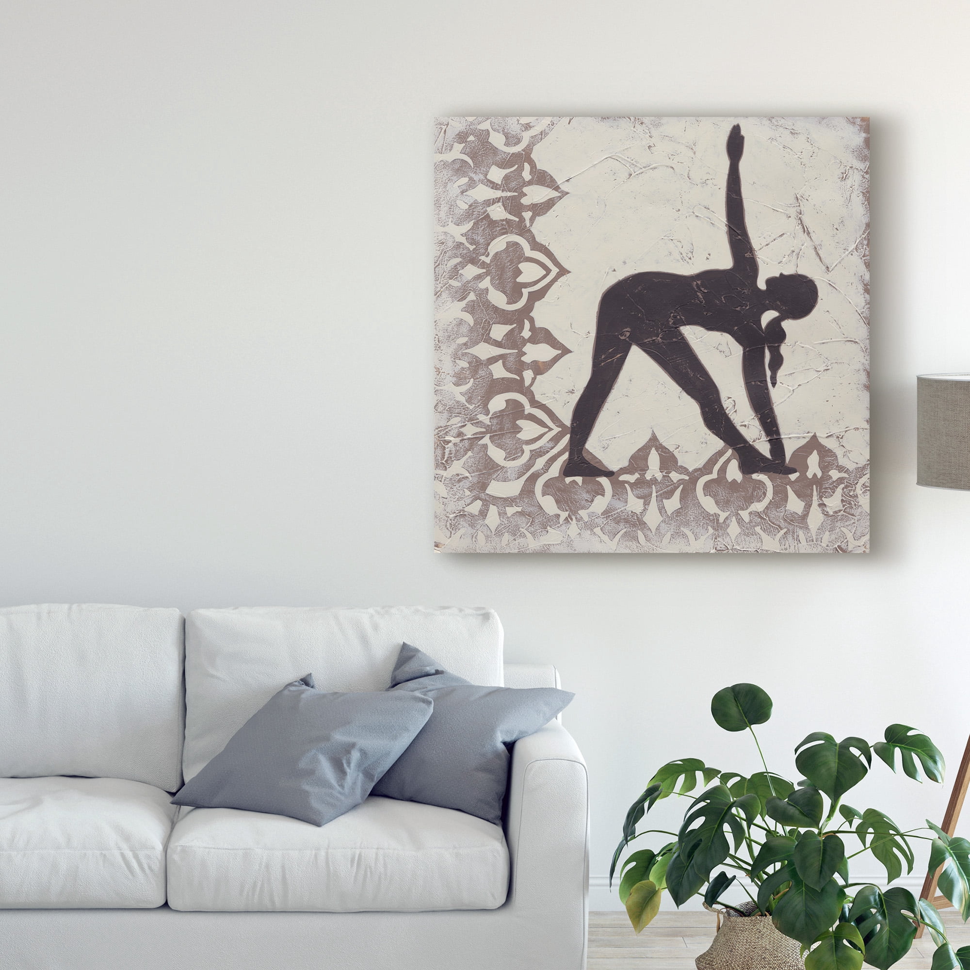 Trademark Fine Art 'Yoga Bliss I' Canvas Art by Chariklia Zarris