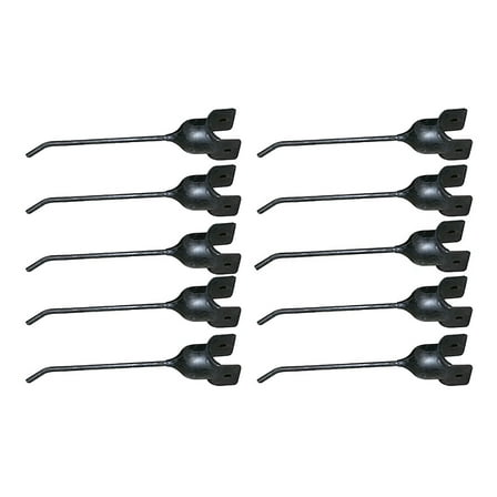 RAParts 10 Rubber Mount Rake Teeth Fits John Deere RMT7 RMT-7 700 74 673 672 AE47389