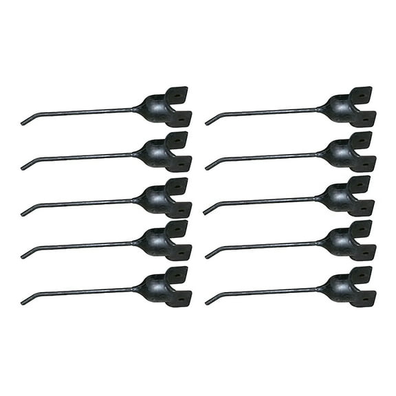 RAParts 10 Rubber Mount Rake Teeth Fits John Deere RMT7 RMT-7 700 74 673 672 AE47389