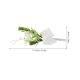 thumbnail image 5 of Delicado broche de tela con forma de flor: broche hecho a mano para solapa, ideal para bodas, fiestas, bailes, banquetes, vestidos, ceremonias, accesorios de ropa., 5 of 8