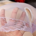 thumbnail image 7 of 50% Off Valentines Day Gifts! TMOYZQ Womens Floral Lace Crotchless Panties Cut Out See Through Breathable Mesh Thongs Underwear Low Waist Briefs Underpants Teddy Lingerie, 7 of 7