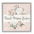thumbnail image 4 of Stupell Industries Best Mom Ever Delicate Flower Bouquet Text Quote Framed Wall Art, 24 x 24, Design by Kim Allen, 4 of 5